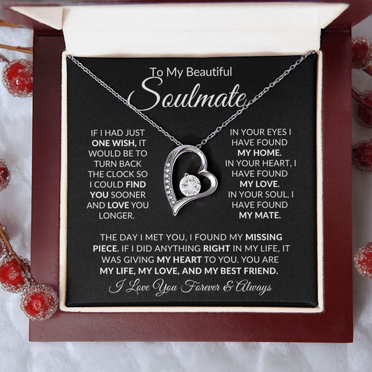 Soulmate | My Love and Best Friend | Forever Love Necklace