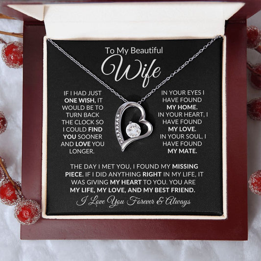 Wife | My Love and Heart | Forever Love Necklace