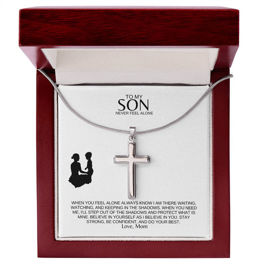 To My Son  Cross Chain